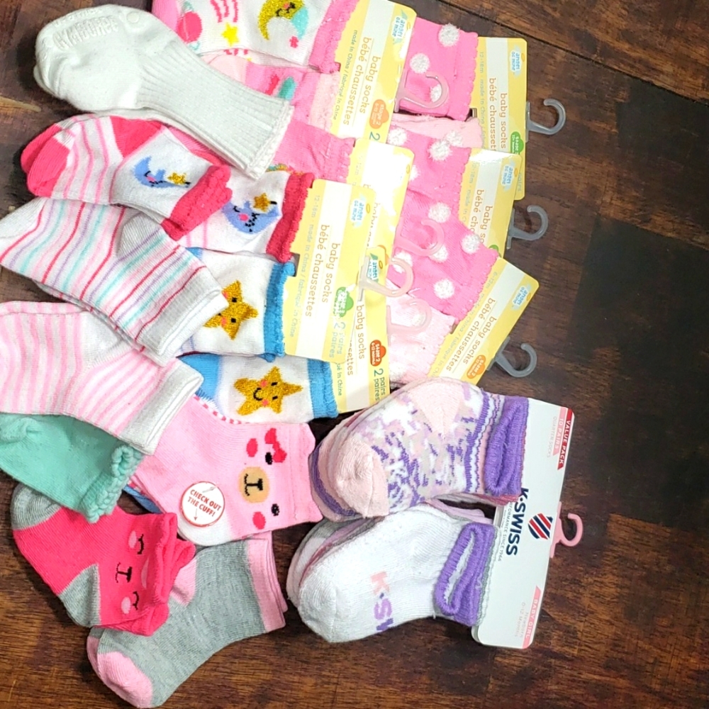 Baby socks, 31 pairs